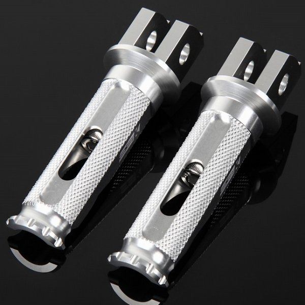 AFPR113SR スピードラ SPEEDRA アルミ削り出しステップ レーシングタイプ ライダー用 シルバー/シルバー