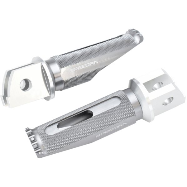 AFPR117TM スピードラ SPEEDRA アルミ削り出しステップ レーシングタイプ ライダー側 22年以降 YZF-R7 シルバー/チタン