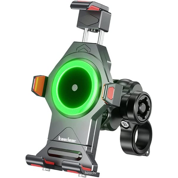 KDR-M23A-BK カエディア Kaedear バイク用スマホホルダー メタルクローQI 黒