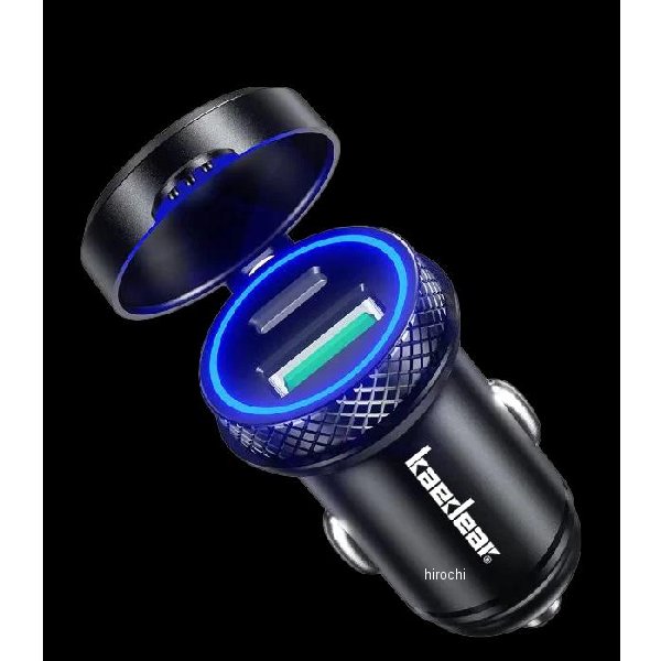 KDR-Z62BK カエディア Kaedear ソケット 防水 QC3.0 ブラック