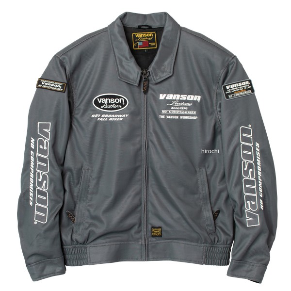 VS26103S バンソン VANSON 2026年春夏モデル メッシュスウィングトップジャケット 2XLサイズ GY/WH