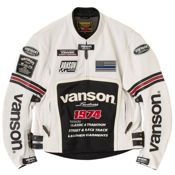 VS26105S バンソン VANSON 2026年春夏モデル メッシュライダースジャケット 3XLサイズ IV/BK