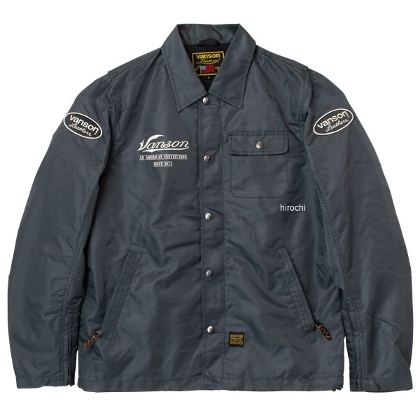 SVS2605S バンソン VANSON 2026年春夏モデル コーチジャケット Lサイズ GY