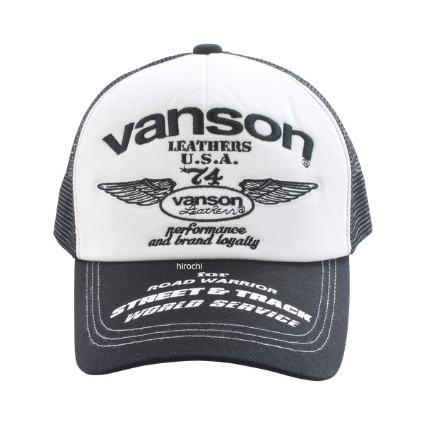 VS26702S バンソン VANSON 2026年春夏モデル メッシュキャップ フリーサイズ BK/WH