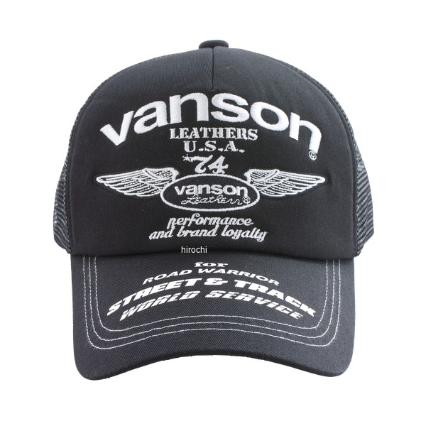 VS26702S バンソン VANSON 2026年春夏モデル メッシュキャップ フリーサイズ BK/BK
