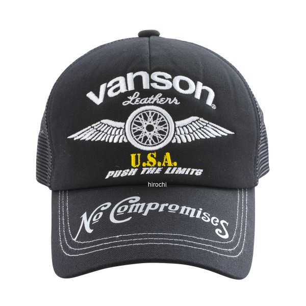 VS26703S バンソン VANSON 2026年春夏モデル メッシュキャップ フリーサイズ BK/BK