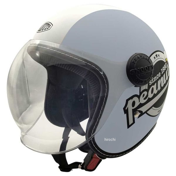 SNJ-106 アークス AXS SNOOPY HIGHWAY RIDER ハイウェイライダー シールド付 ジェットヘルメット ブルー マット SM