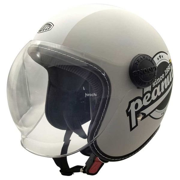 SNJ-108 アークス AXS SNOOPY HIGHWAY RIDER ハイウェイライダー シールド付 ジェットヘルメット グレー マット SM