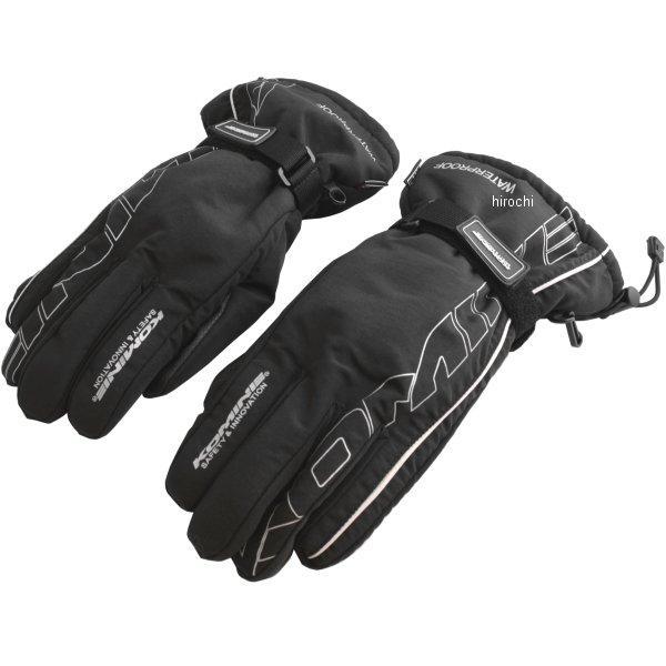 GK-132 コミネ KOMINE レインオーバーグローブ 黒/シルバー Lサイズ