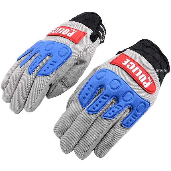 GK-135 コミネ KOMINE インストラクターグローブプロ アドバンス ポリス/グレー/レッド 2XLサイズ