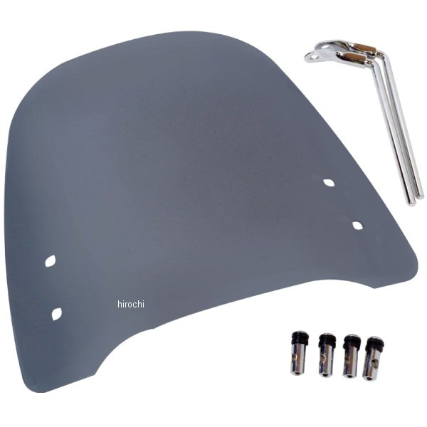 ws-04gs ワールドウォーク 汎用ウインドスクリーン 原付用 スモーク