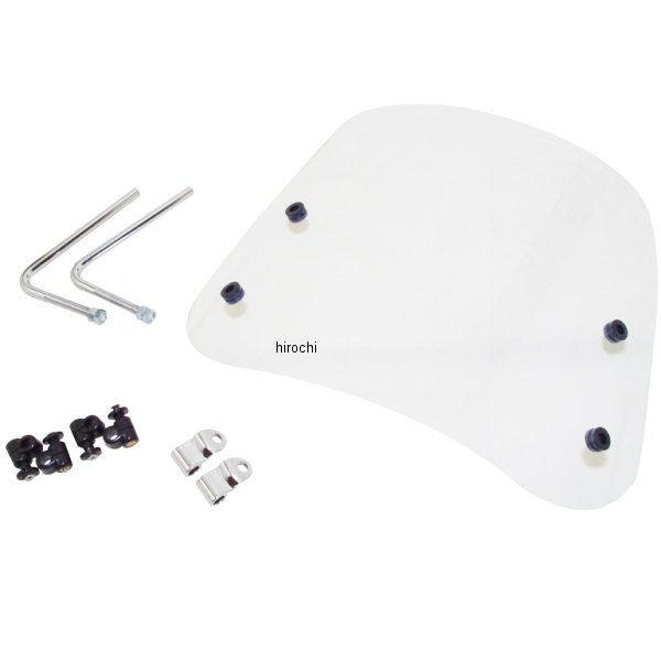 ws-11g ワールドウォーク すごい汎用原付用ウインドスクリーン クリア