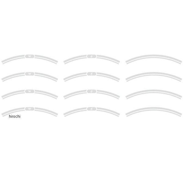 w650rim_s ワールドウォーク NEO CLASSICリムステッカー W650 シルバー