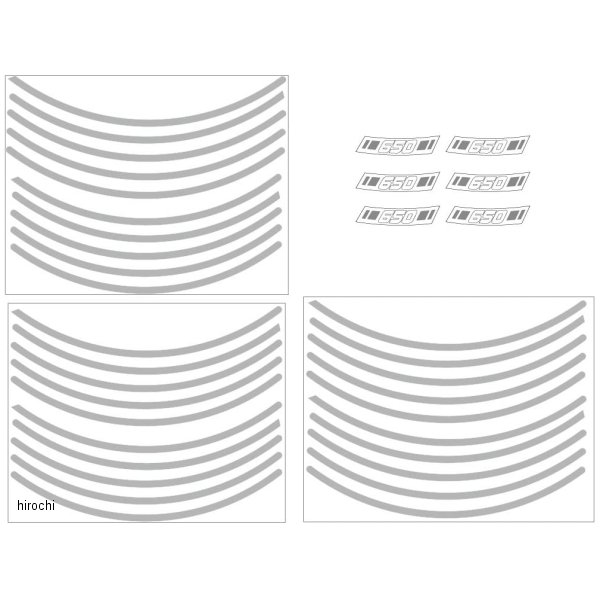 vulcans-rim_s ワールドウォーク リムステッカー バルカンS シルバー