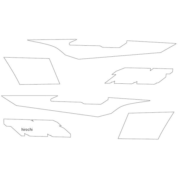 maje-s_base_w ワールドウォーク ベースステッカー マジェスティS 白