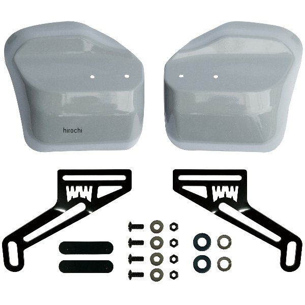 ws-39-PDMG ワールドウォーク 塗装大型ナックルガード 18年-22年 クロスカブ110 パールディープマッドグレー