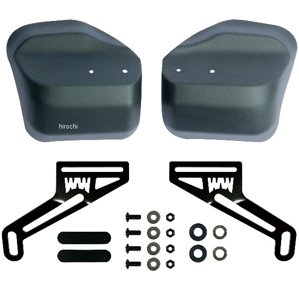 ws-39-MAGM ワールドウォーク 塗装大型ナックルガード 18年-22年 クロスカブ110 マットアーマードグリーンメタリック