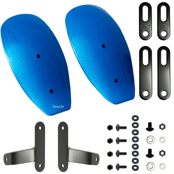 ws-43-bl ワールドウォーク 塗装ナックルガード 18年-21年 モンキー125 パールグリッターリングブルー