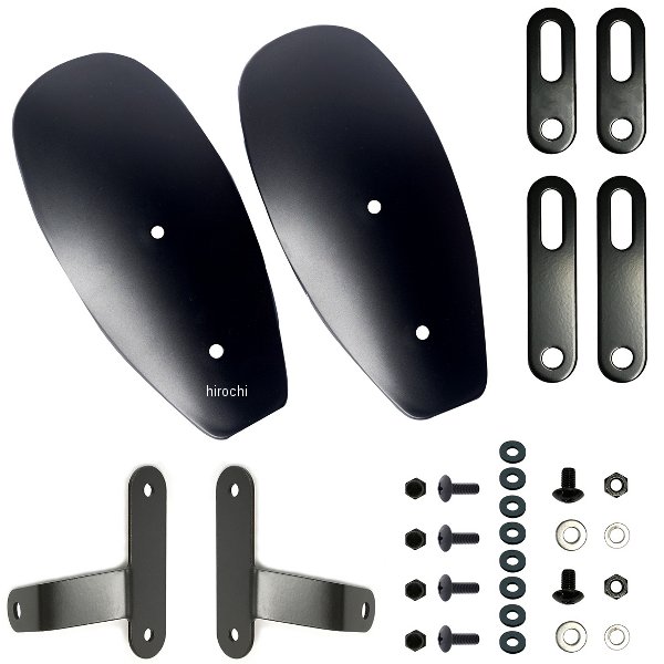 ws-41-mbk ワールドウォーク 汎用塗装ナックルガード マットブラック