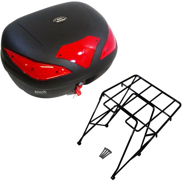 wxl-22-hwb43 ワールドウォーク キャンプツーリングキャリア 43Lリアボックスセット 04年以降 スポーツスター