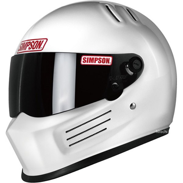 3312106000 シンプソン SIMPSON フルフェイスヘルメット バンディット プロ 白 60cm