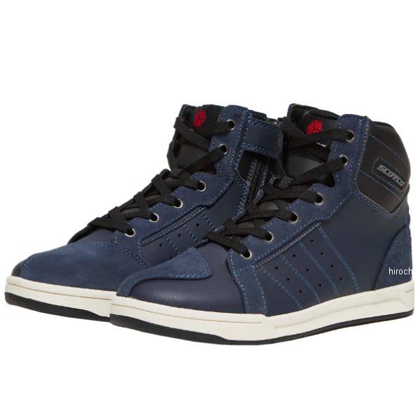 MT053-NV-38 スコイコ SCOYCO カジュアルライディングシューズ ネイビー 38サイズ(24.5cm)