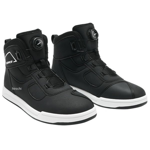 MT074BK-WH26 スコイコ SCOYCO ライディングシューズ 26cm 黒/白