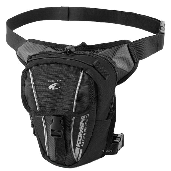 SA-053 コミネ KOMINE ライディングレッグバッグ1 リフレクティブブラック