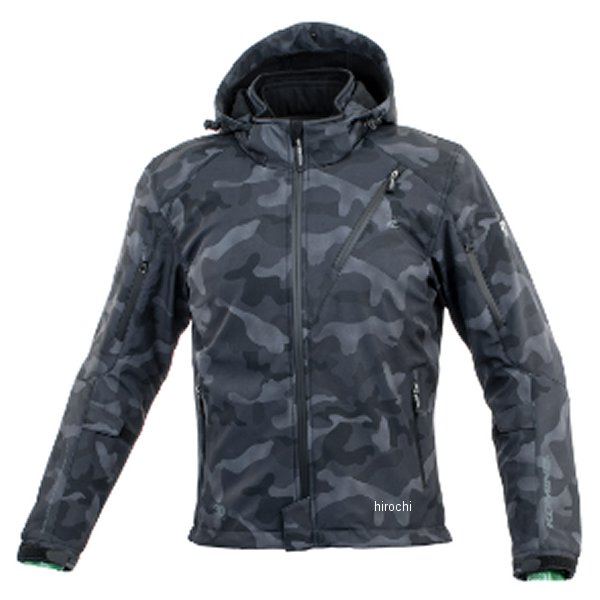 JK-5792 コミネ KOMINE 秋冬モデル プロテクトソフトシェルウィンターパーカ-IFU モノクロームカモ 3XLサイズ
