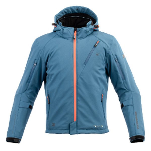 JK-5792 コミネ KOMINE 秋冬モデル プロテクトソフトシェルウィンターパーカ-IFU マラードブルー Lサイズ