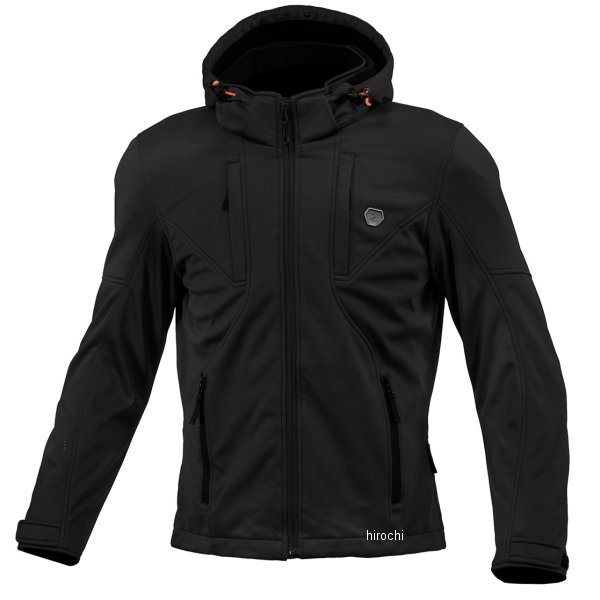 JK-6022 コミネ KOMINE 秋冬モデル プロテクトソフトシェルシステムパーカ ネオブラック 3XLサイズ