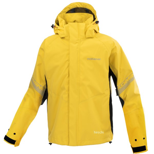 RK-549 コミネ KOMINE ブレスター3レイヤーレインジャケット 黄 Sサイズ