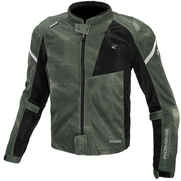 JK-1283 コミネ KOMINE 春夏モデル プロテクトフルメッシュジャケット スモークブラック 2XLサイズ