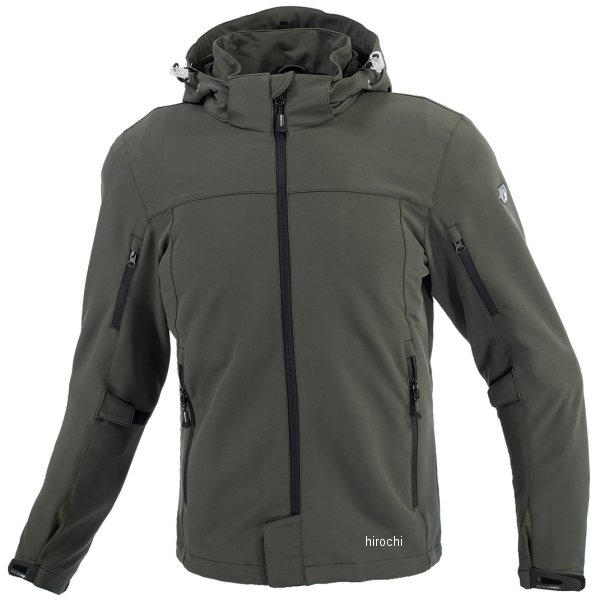 JK-1593 コミネ KOMINE 春夏モデル プロテクトクールドライパーカ ディープオリーブ Lサイズ