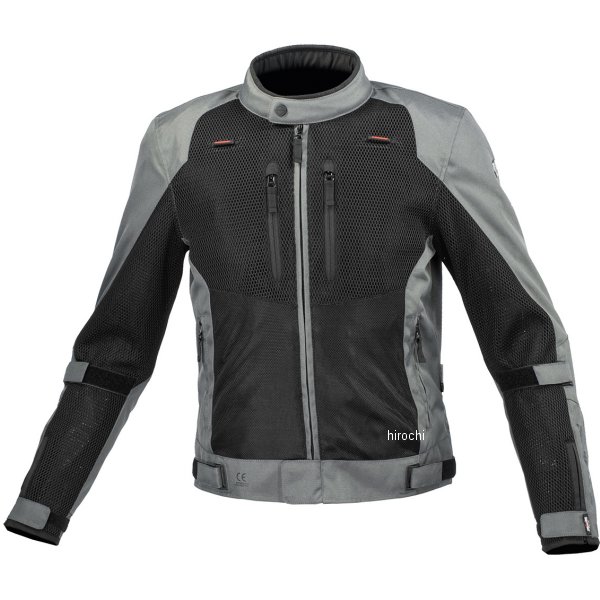 JK-1563 コミネ KOMINE 春夏モデル プロテクト3Dエアストリームジャケット バソルトグレー/黒 4XLサイズ