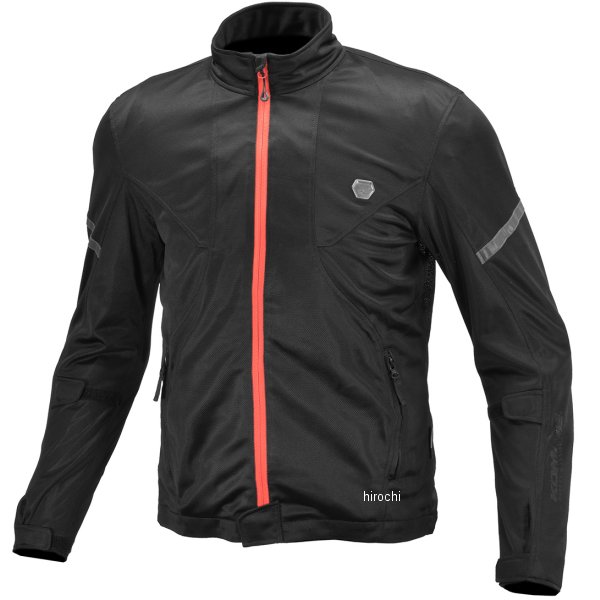 JK-1623 コミネ KOMINE 春夏モデル プロテクトフルメッシュジャケット ネオ 黒/赤 XLサイズ