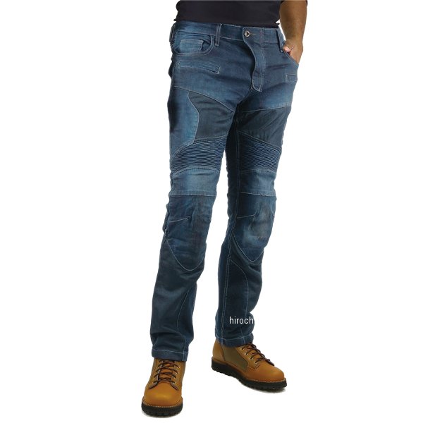 PK-7393 コミネ KOMINE 春夏モデル スーパーフィット プロテクトメッシュジーンズ インディゴブルー 3XLサイズ