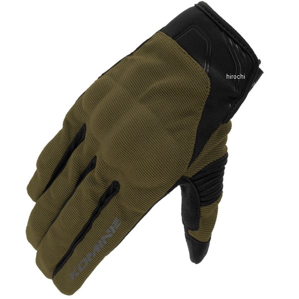 GK-1833 コミネ KOMINE 春夏モデル プロテクトメッシュグローブ ブレイブ オリーブ 2XLサイズ