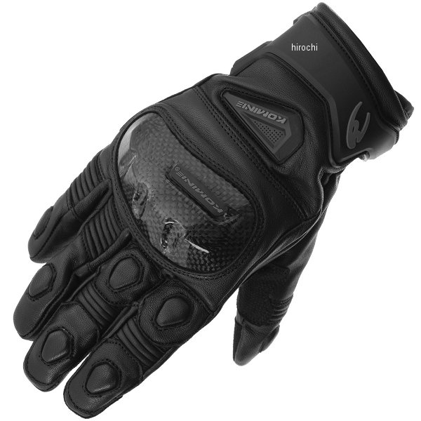 GK-851 コミネ KOMINE 秋冬モデル カーボンプロテクトウィンターグローブ 黒 2XLサイズ