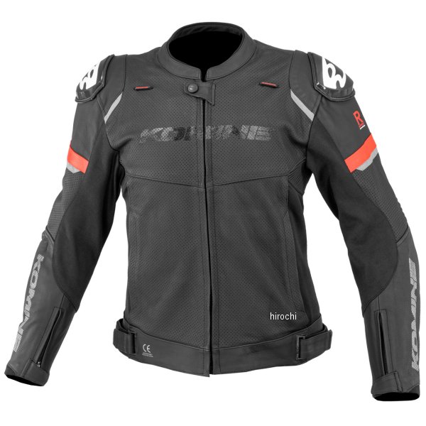 LJ-539 コミネ KOMINE 春夏モデル Rスペック スポーツレザージャケット 黒 3XLサイズ