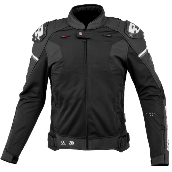 JK-167 コミネ KOMINE 春夏モデル レザーメッシュ Rスペックジャケット 黒 Mサイズ