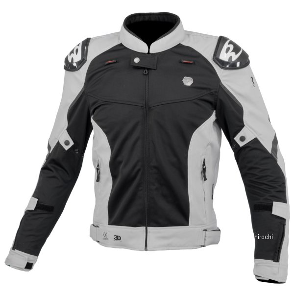 JK-168 コミネ KOMINE 春夏モデル Rスペック スポーツメッシュジャケット ライトグレー 2XLサイズ