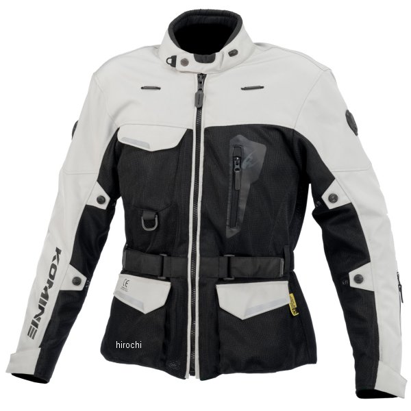 JK-172 コミネ KOMINE 春夏モデル アドベンチャーメッシュジャケット ライトグレー XLサイズ