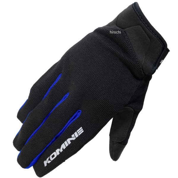GK-1683 コミネ KOMINE 春夏モデル ライドメッシュグローブ アレシア ブラックブルー 2XLサイズ