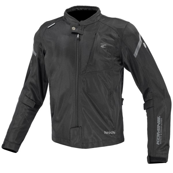 JK-1283 コミネ KOMINE 春夏モデル プロテクトフルメッシュジャケット ソリッドブラック XLサイズ