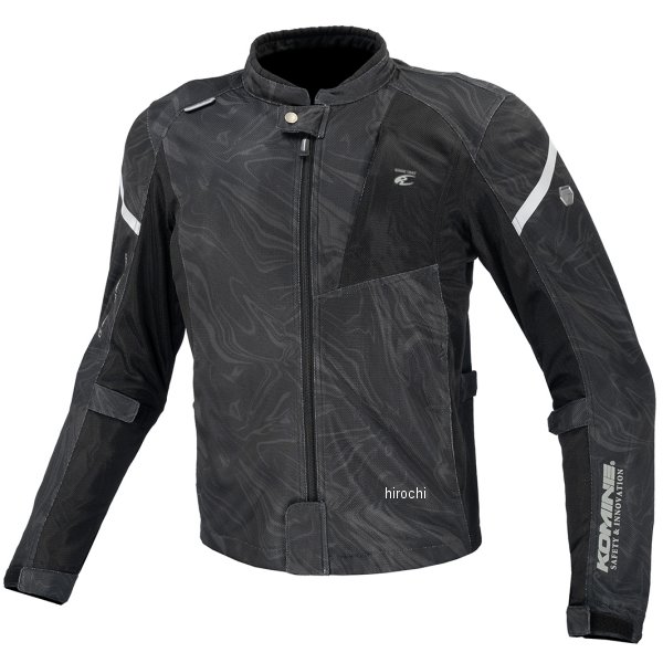 JK-1283 コミネ KOMINE 春夏モデル プロテクトフルメッシュジャケット ブラックマーブル XLサイズ