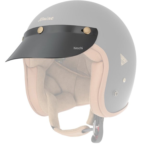 HK-214 コミネ KOMINE オプションバイザー HK-195用 黒 フリーサイズ