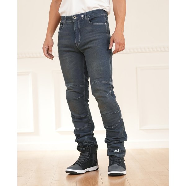 WJ-7325R コミネ KOMINE 春夏モデル レディース エニグマライトプロテクトジーンズ ディープインディゴ WL/30サイズ