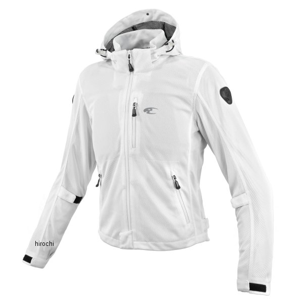 JK-176 コミネ KOMINE 春夏モデル エニグマライト メッシュパーカ シルバー Lサイズ