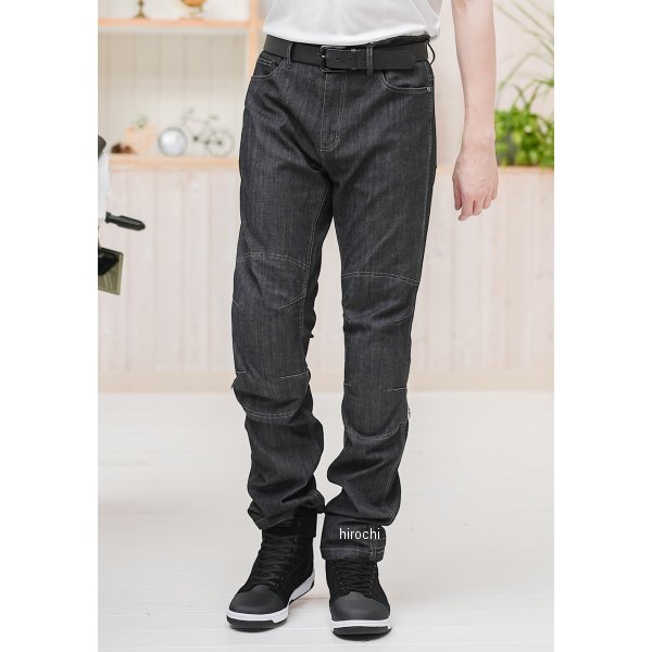 WJ-756R コミネ KOMINE 春夏モデル エニグマライト CMAX クールジーンズ 黒 Lサイズ